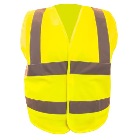 Dsv Standard Hi-Vis Safety Vest L Class 2 , Hook & Loop 85211
